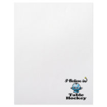 i believe in table hockey custom letterhead