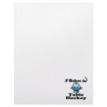 i believe in table hockey custom letterhead