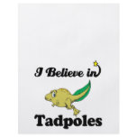 i believe in tadpoles personalized flyer