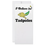 i believe in tadpoles customized rack card