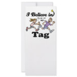 i believe in tag rack card