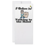 i believe in talking to the hand rack cards