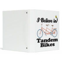 i believe in tandem bikes 3 ring binder