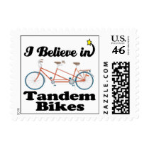 i believe in tandem bikes stamp