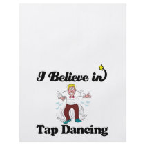 i believe in tap dancing flyer design