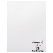 i believe in tap dancing personalized letterhead