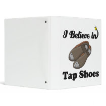 i believe in tap shoes vinyl binders