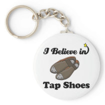 i believe in tap shoes key chain