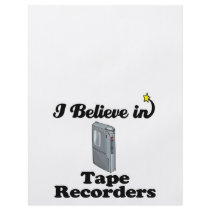 i believe in tape recorders flyers