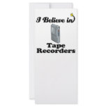 i believe in tape recorders rack cards