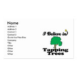 i believe in tapping trees business cards