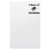 i believe in tarantulas customized stationery