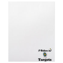 i believe in targets letterhead template