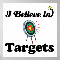 i believe in targets print