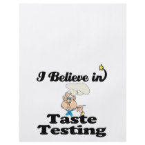 i believe in taste testing flyer design