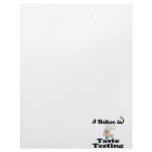 i believe in taste testing letterhead design