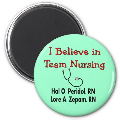 Gifts Nurse on Believe In Team Nursing  Hilarious Nurse Gifts Refrigerator Magnet