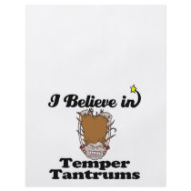 i believe in temper tantrums flyer design