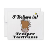 i believe in temper tantrums custom invite