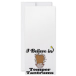 i believe in temper tantrums full color rack card