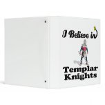 i believe in templar knights vinyl binder