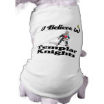 i believe in templar knights dog tee shirt