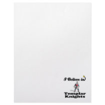 i believe in templar knights customized letterhead