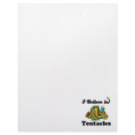 i believe in tentacles custom letterhead