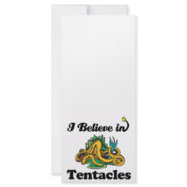 i believe in tentacles rack card template