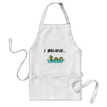I Believe in the Loch Ness Monster Aprons
