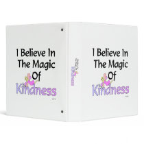 "I Believe In The Magic Of Kindness" Fairy binders