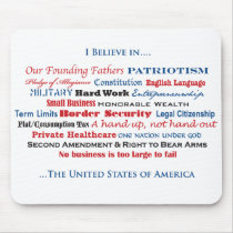 I Believe in the United States mousepads by SEAL_Strong_Nation I Believe in the United States mousepads