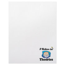 i believe in theories letterhead