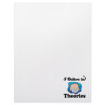 i believe in theories letterhead