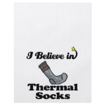 i believe in thermal socks custom flyer