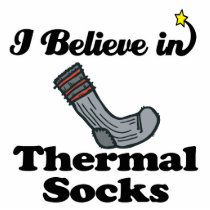 i believe in thermal socks photo cut outs