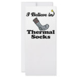 i believe in thermal socks custom rack cards