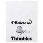 i believe in thimbles custom flyer