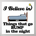 i believe in things that go bump in night poster