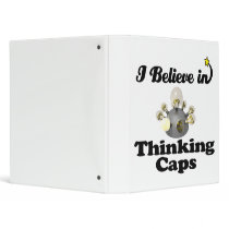 i believe in thinking caps binder