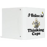 i believe in thinking caps binders