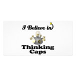 i believe in thinking caps photo cards