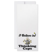 i believe in thinking caps rack card template