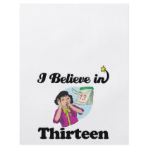 i believe in thirteen personalized flyer