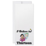 i believe in thirteen rack cards