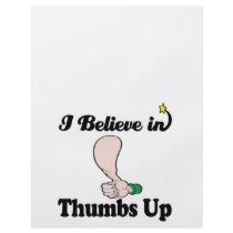 i believe in thumbs up flyer