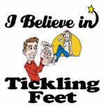 i believe in tickling feet photo sculptures
