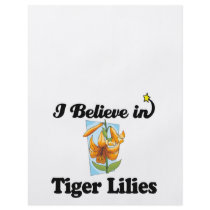 i believe in tiger lilies custom flyer