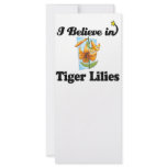 i believe in tiger lilies rack card template