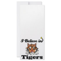 i believe in tigers customized rack card